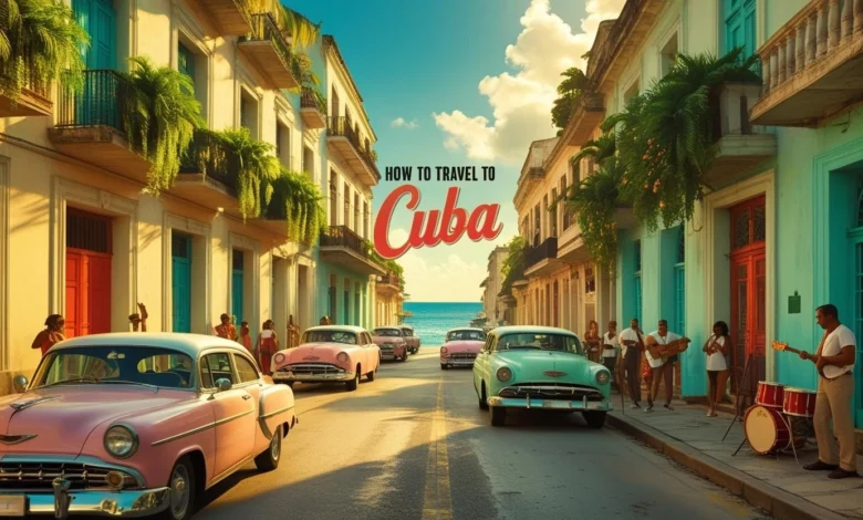 people and cars on road of cuba